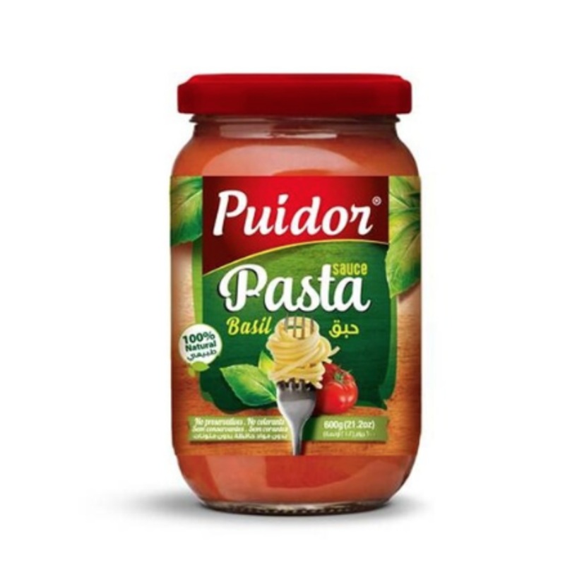Puidor Basil Pasta Sauce 600g | Puidor In Lebanon