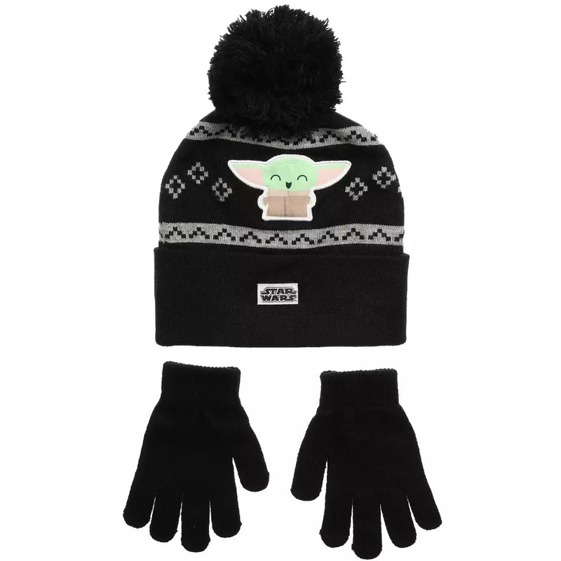 Star Wars Boy’s Black 2PCS Hat & Gloves ABFK1166