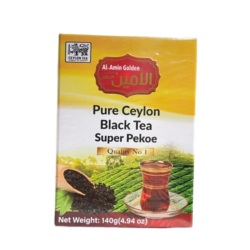 Al Amin Golden Pure Ceylon Black Tea Super Pekoe 140g