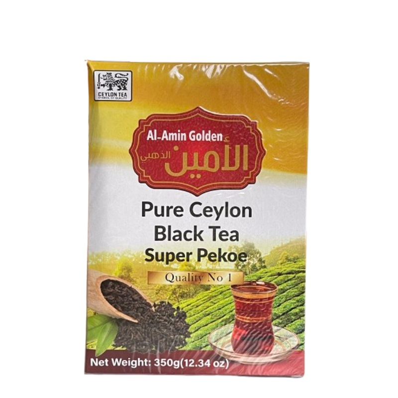 Al Amin Golden Pure Ceylon Black Tea Super Pekoe 350g