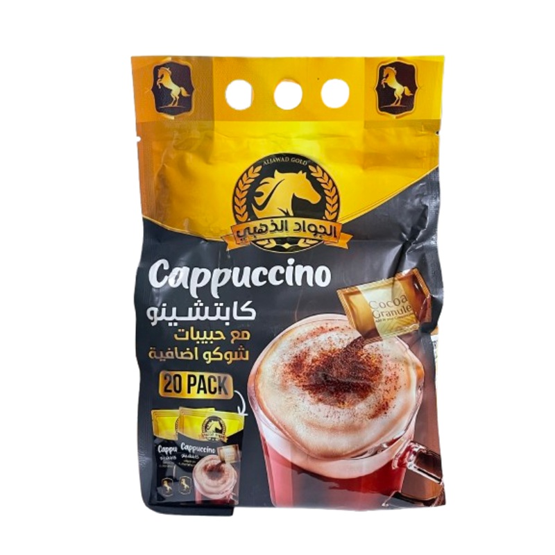Al Jawad Gold Cappuccino Extra Choco Granule 20 Pack 500g