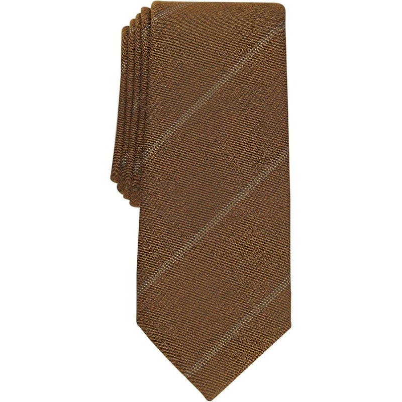 Alfani Men’s Camel Slim Stripe Tie ABL442
