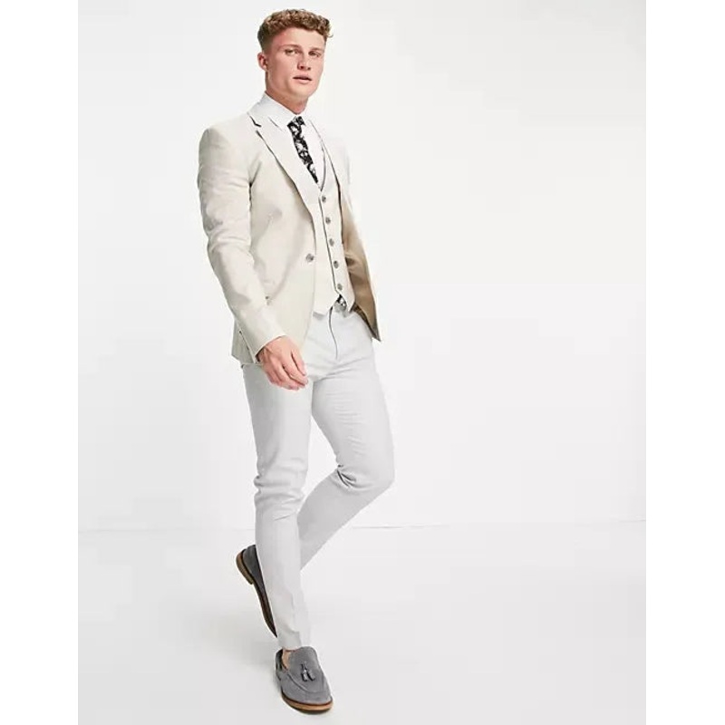 Asos Design Men’s Ecru Blazer ANF1648