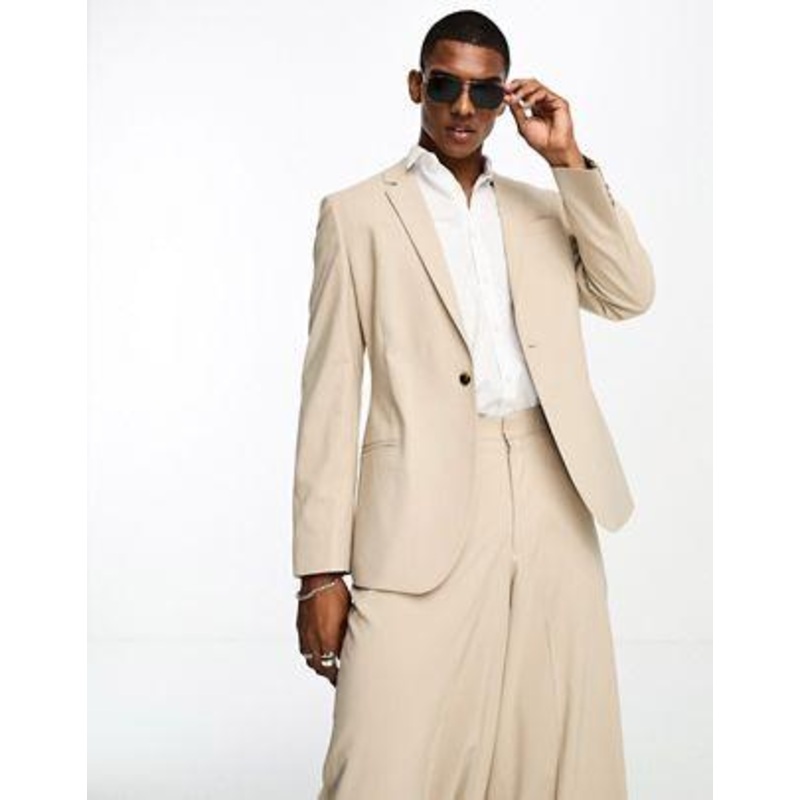ASOS DESIGN Men’s Ecru Blazer ANF1766
