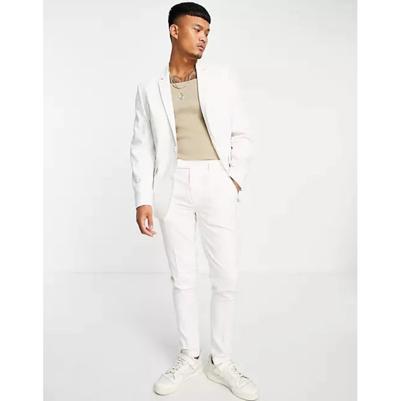 Asos Design Men’s White Blazer ANF1629