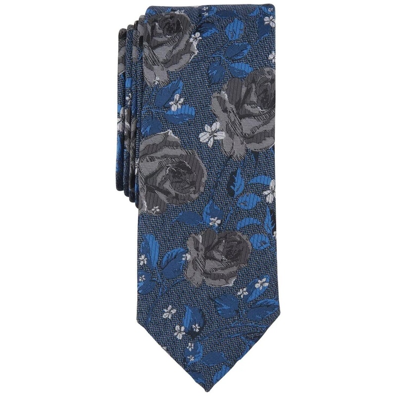 Bar III Men’s Multicolor Windsor Floral Tie ABL422