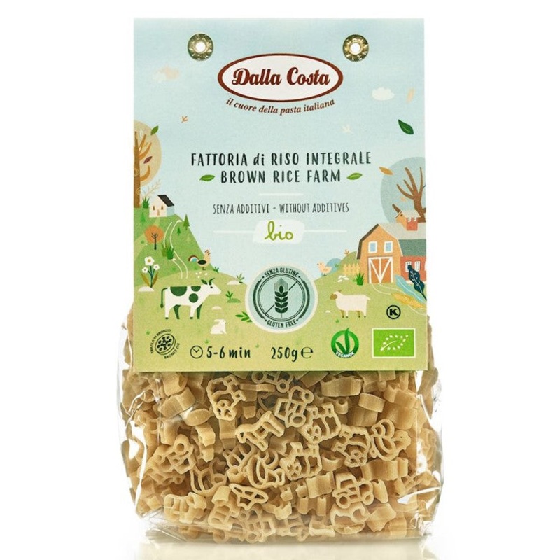 Dalla Costa Gluten Free Organic Brown Rice Farm Pasta 250g| Dalla Costa In Lebanon