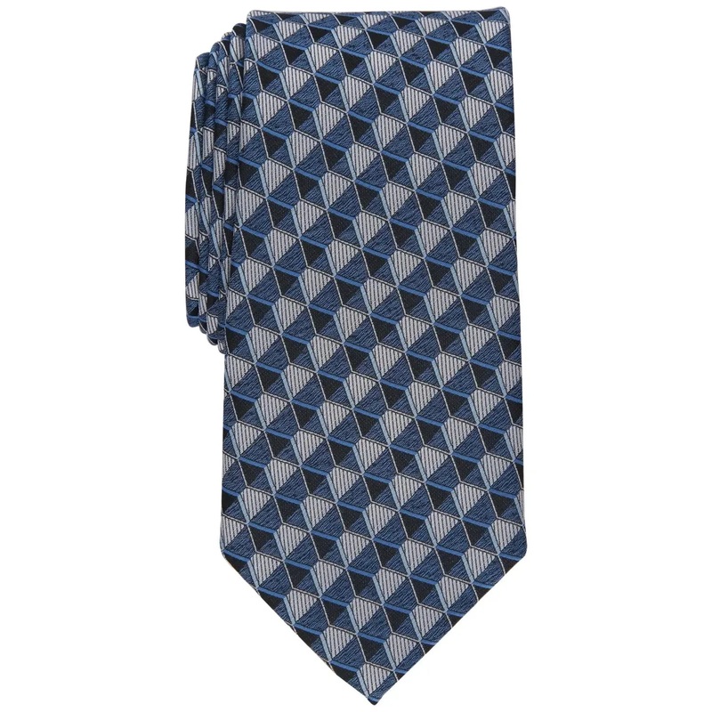 Perry Ellis Portfolio Men’s Multicolor Dunstan Geometric-Print Tie ABL304