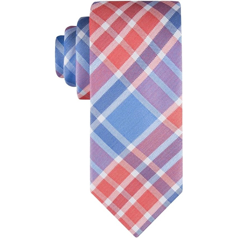 Tommy Hilfiger Men’s Multicolor Festive Plaid Tie ABL290