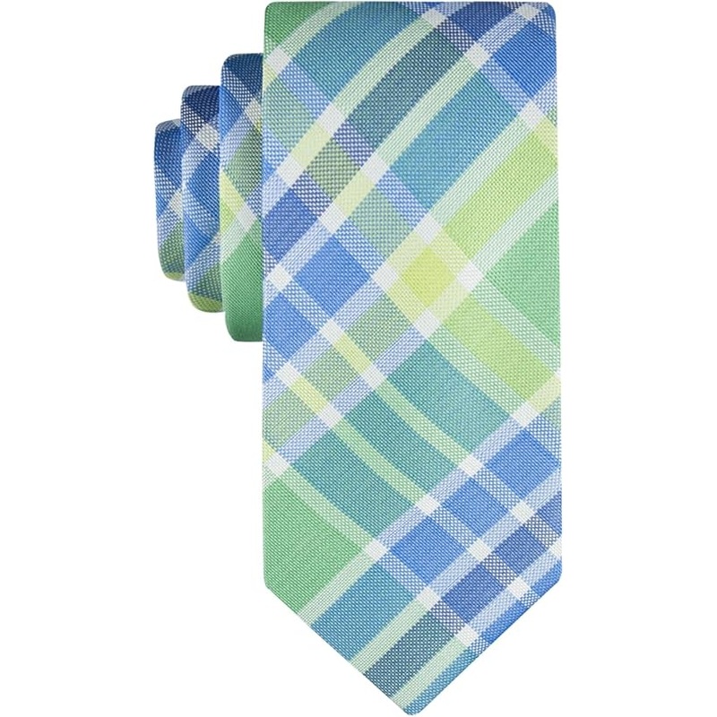 Tommy Hilfiger Men’s Multicolor Festive Plaid Tie ABL335