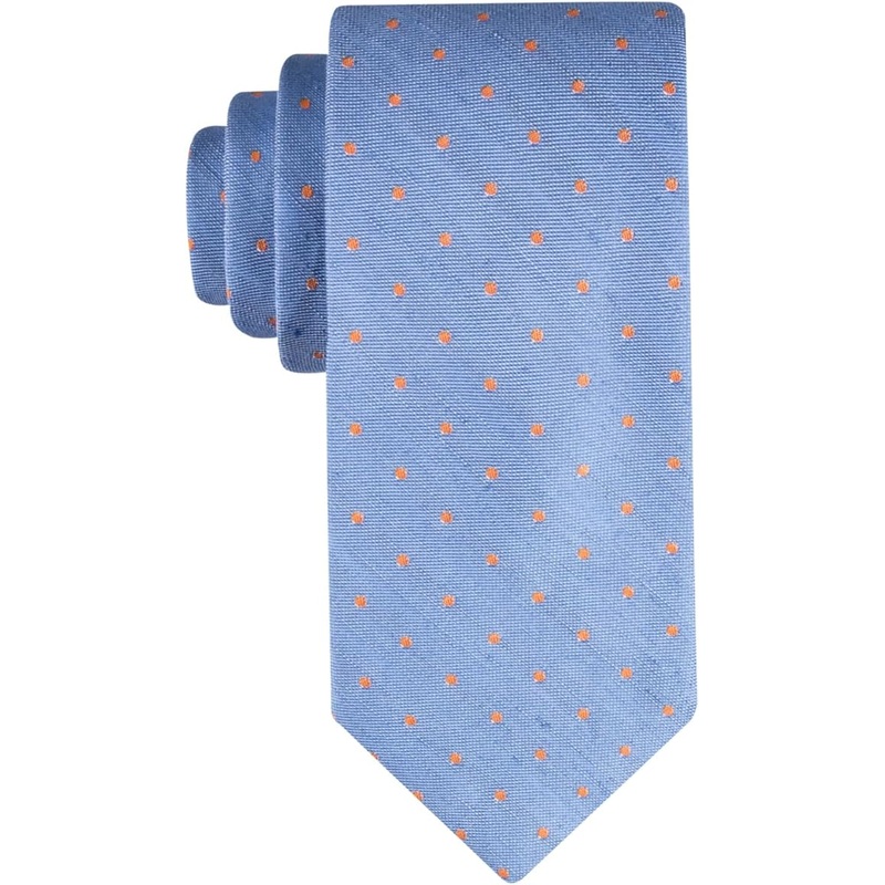 Tommy Hilfiger Men’s Multicolor Linen Dot Tie ABL454