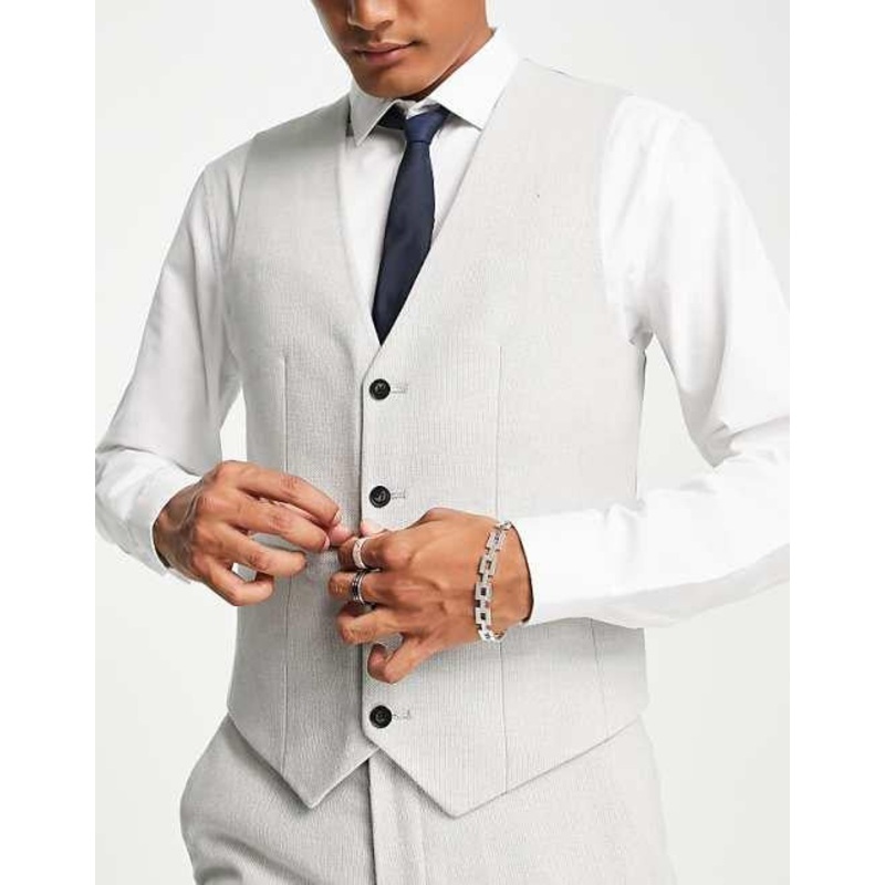 Asos Design Men’s Gray Vest ANF2279