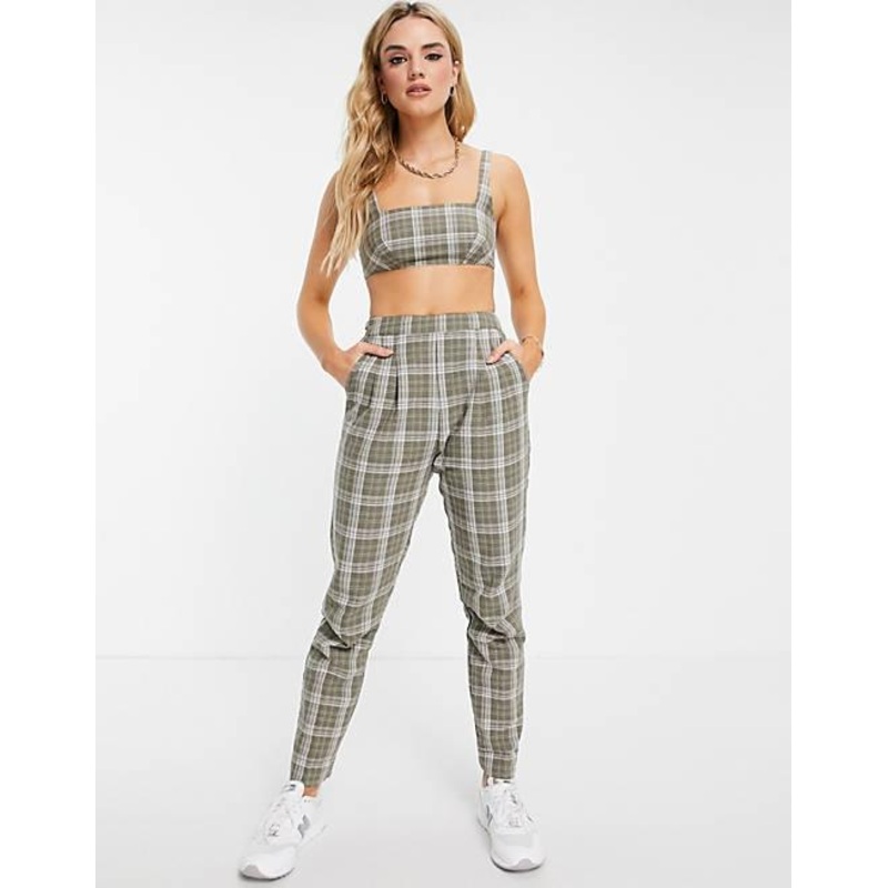 ASOS DESIGN  Women’s Khaki Trouser 101245014   AMF116