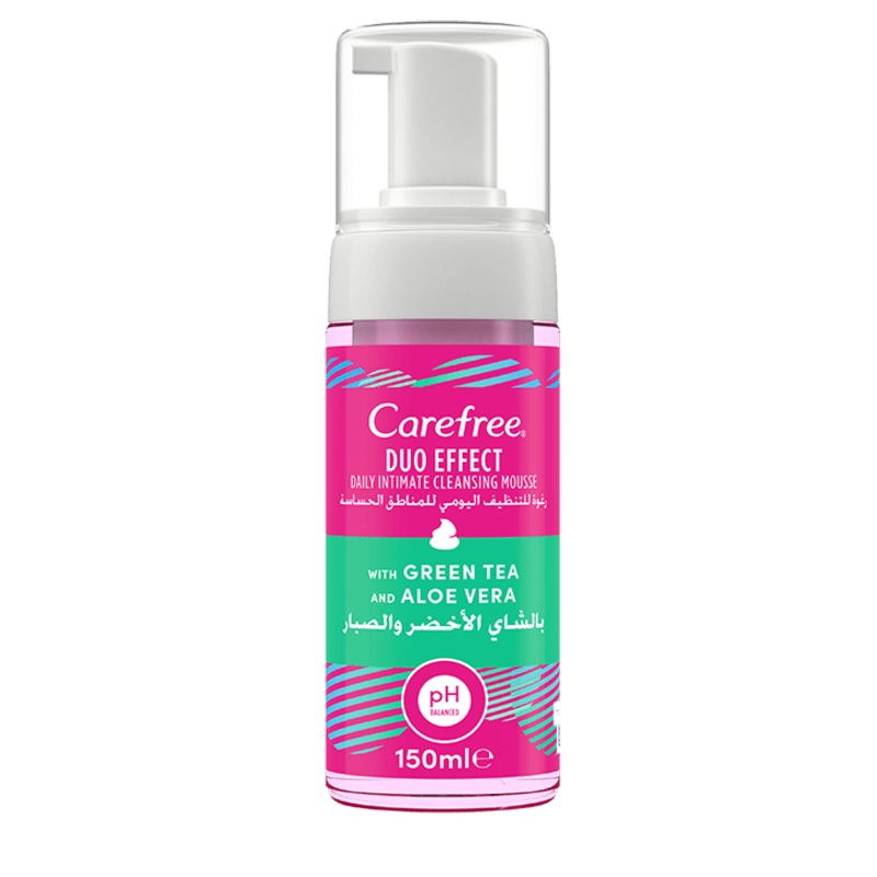Carefree Duo Effect Intimate Cleansing Mousse 150ml | Carefree In Lebanon