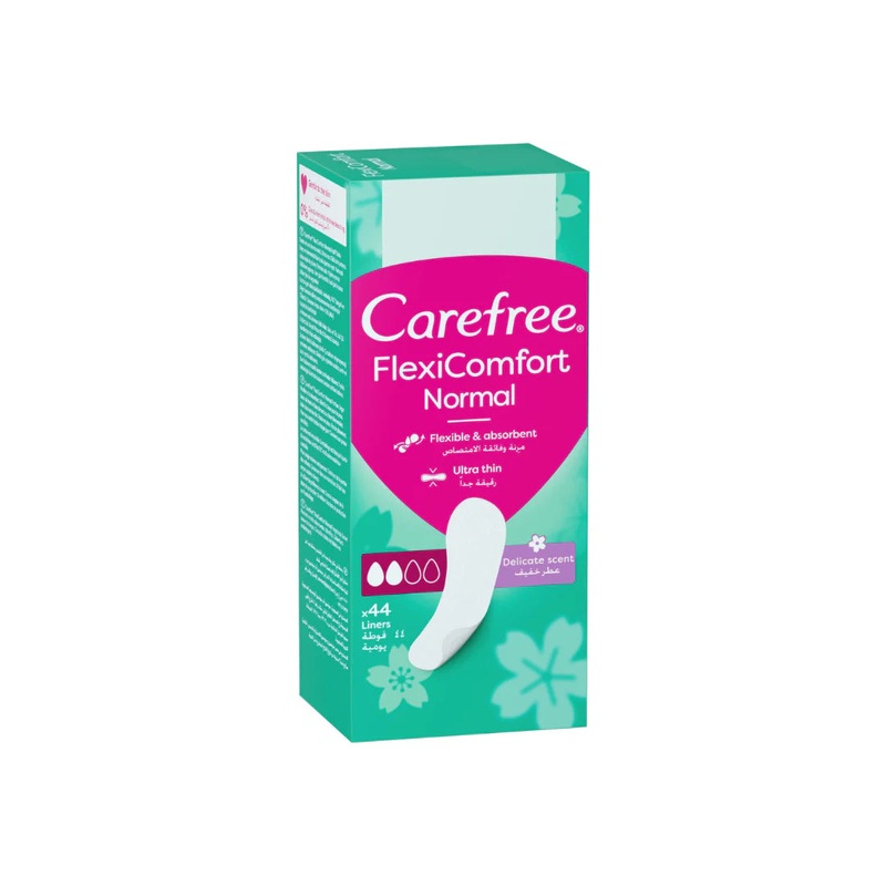 Carefree Flexi Comfort Normal Delicate Scent 44Pcs