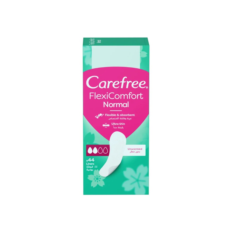 Carefree Flexi Comfort Normal Unscented 44Pcs
