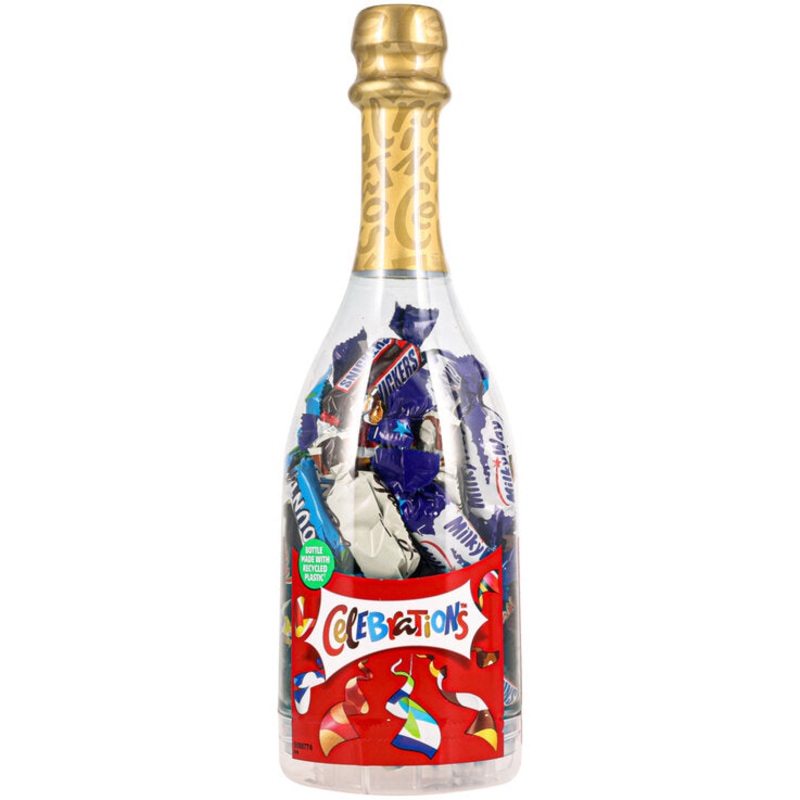 Celebrations Champagne Bottle with Chocolates 296g