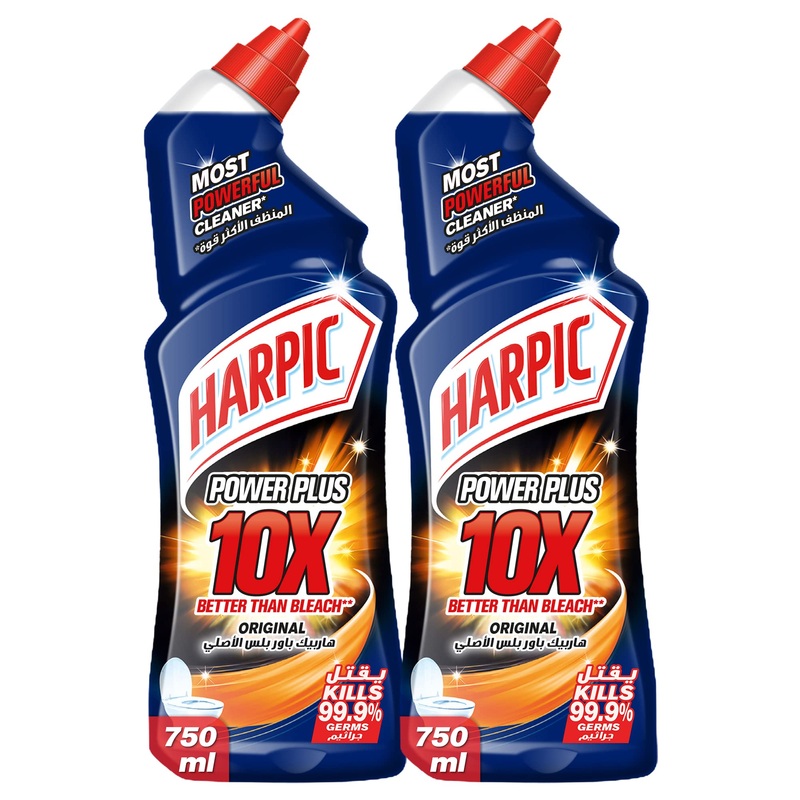 Harpic Power Plus Toilet Cleaner Original 2x750ml (30%OFF) | Harpic In Lebanon