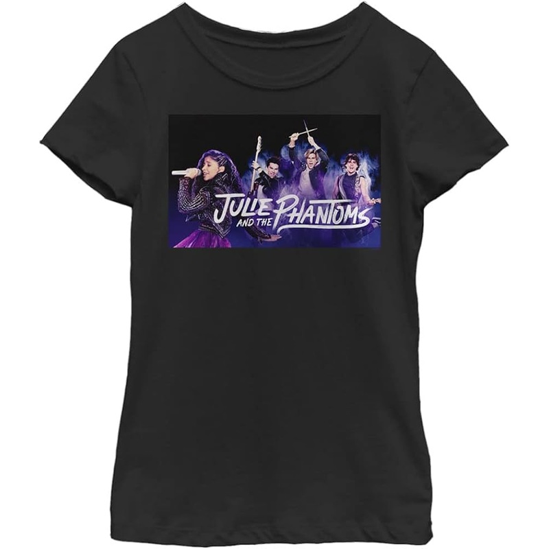 Netflix Girl’s Black T-Shirt AMZ98