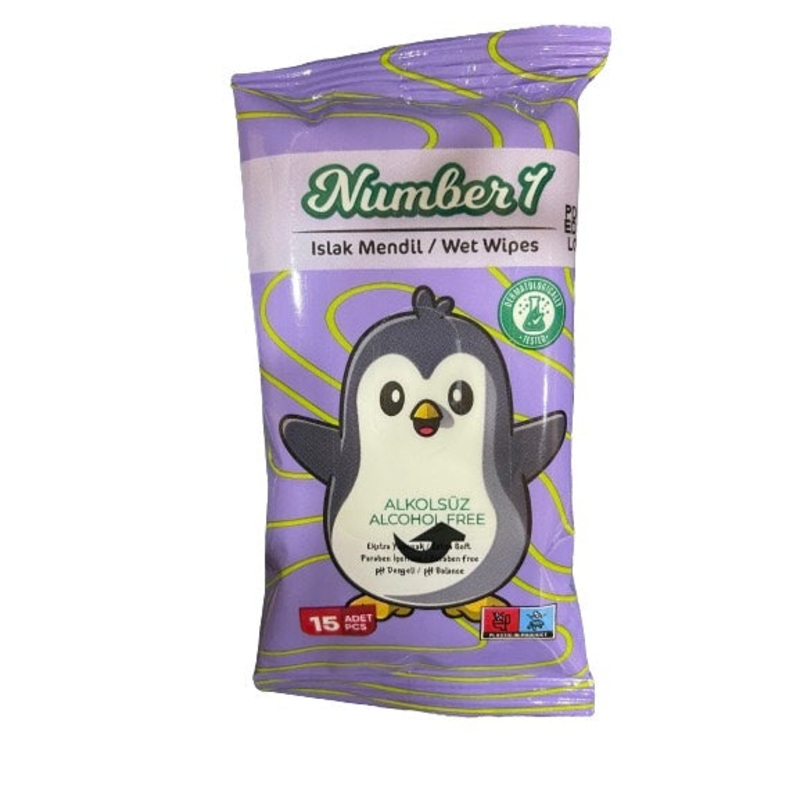 Number 1 Pocket Kids Wet Wipes 15 Pcs | Number 1 In Lebanon