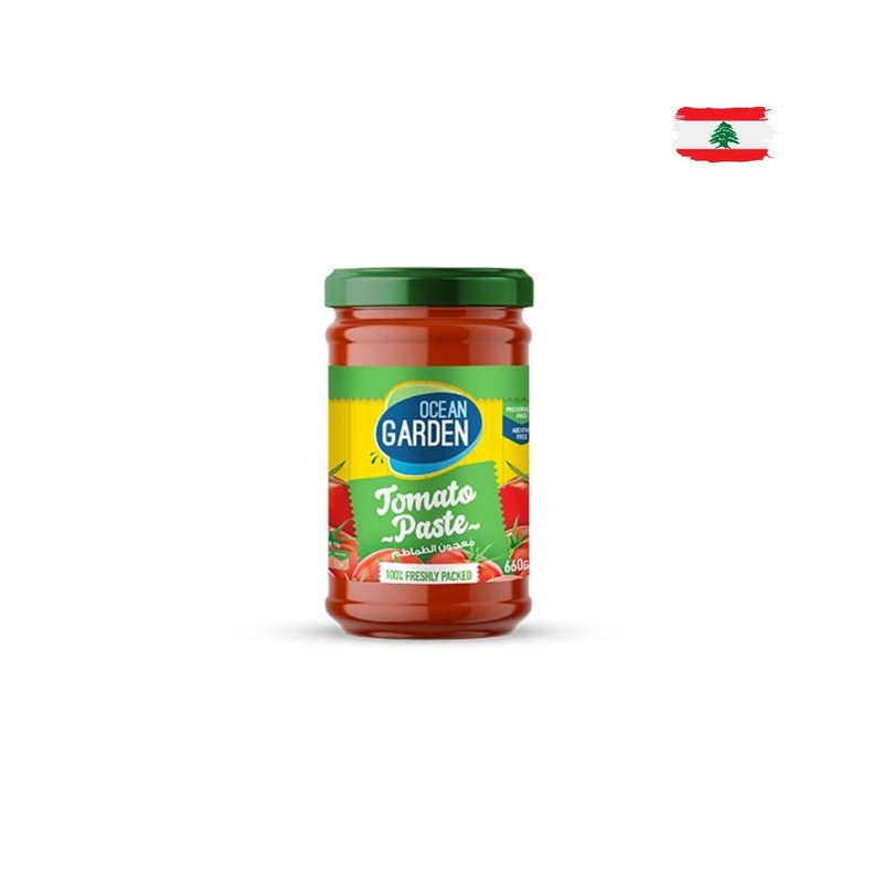 Ocean Garden Tomato Paste Glass Jar  660g