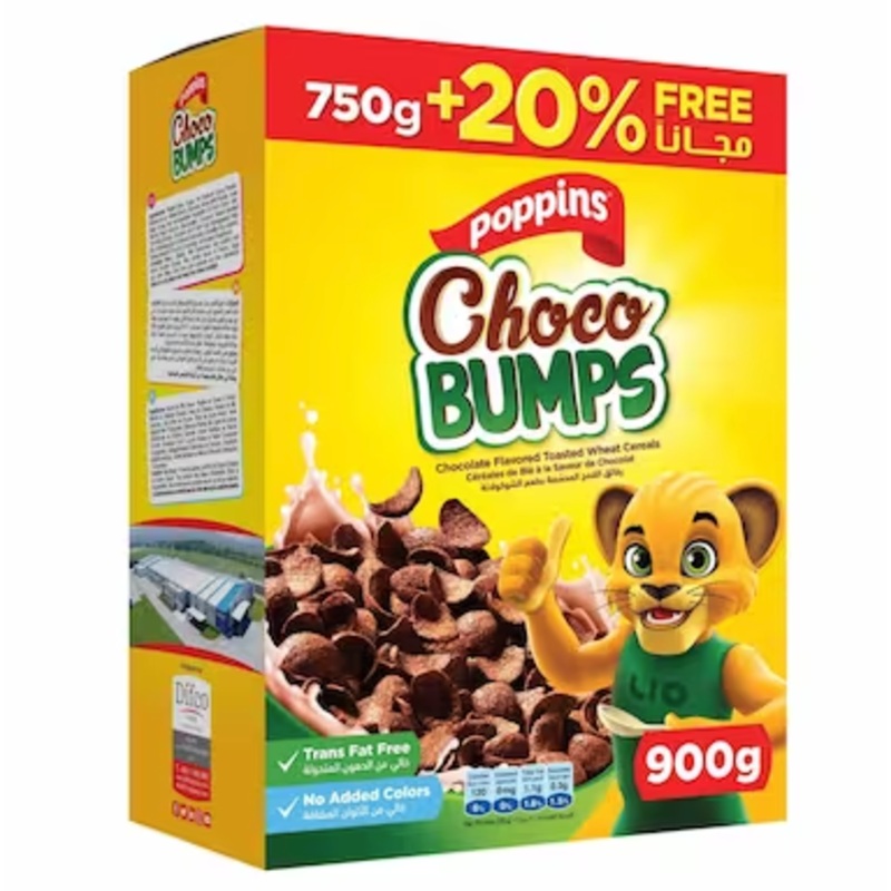 Poppins Choco Bumps 750g+20% Free  | Poppins In Lebanon