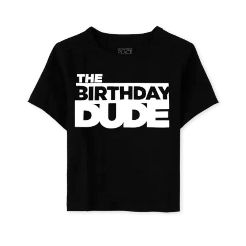 The Children’s Place Baby Boy Black T-Shirt AMZ196