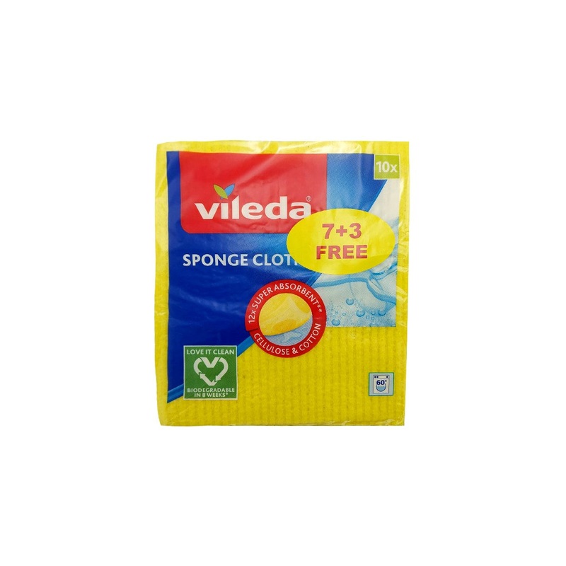 Vileda Sponge Cloth X10