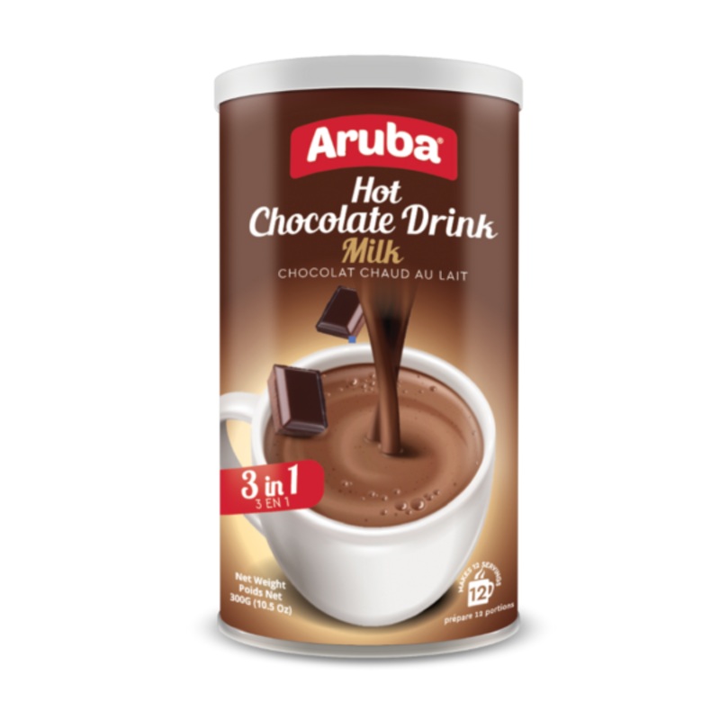 Aruba Hot Chocolate Milk 3in1  Tin 300g | Aruba In Lebanon