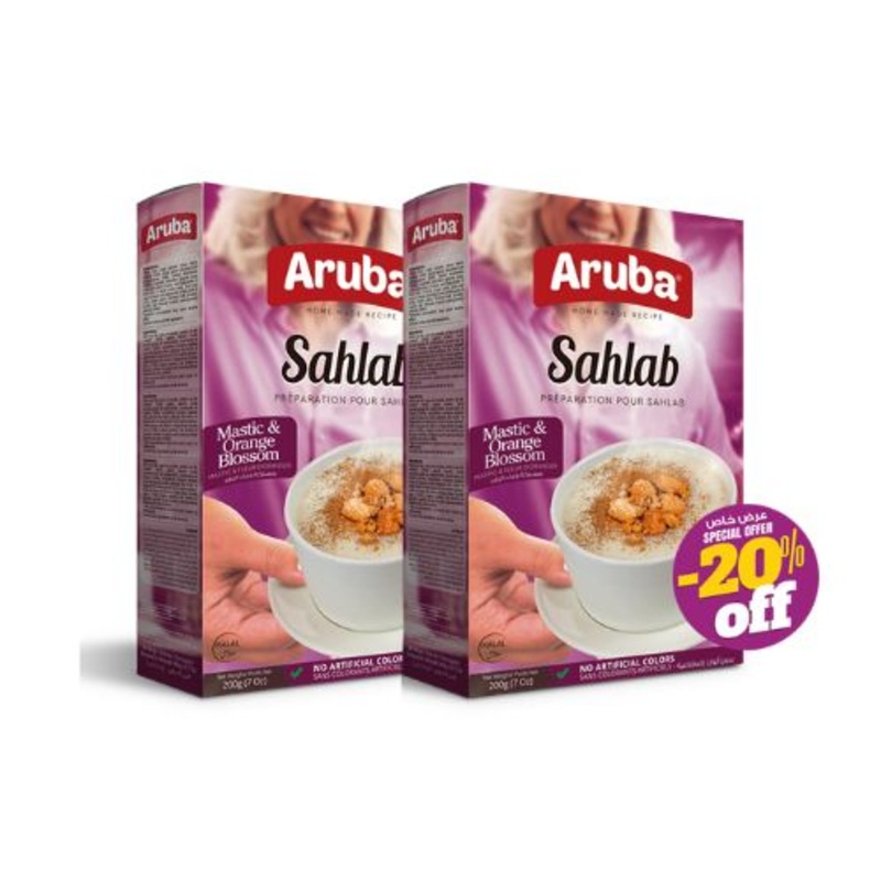 Aruba Sahlab 200g x2 Packs (Special Offer -20% Off) | Aruba In Lebanon