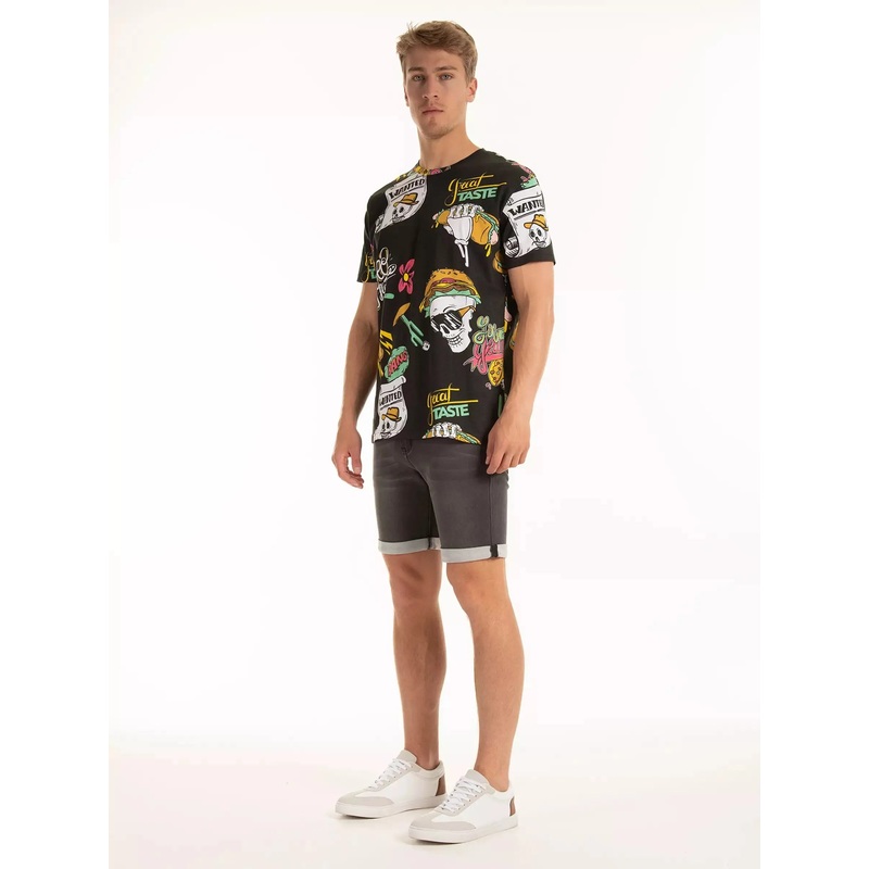 ASOS Design Men’s Black Denim Short | ASOS Design In Lebanon