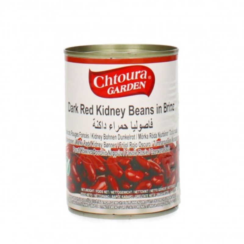 Chtoura Garden Dark Red Kidney Beans In Brine 400g