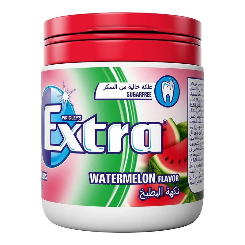 Extra Gum Watermelon flavor Sugar Free 60 Pieces 84g