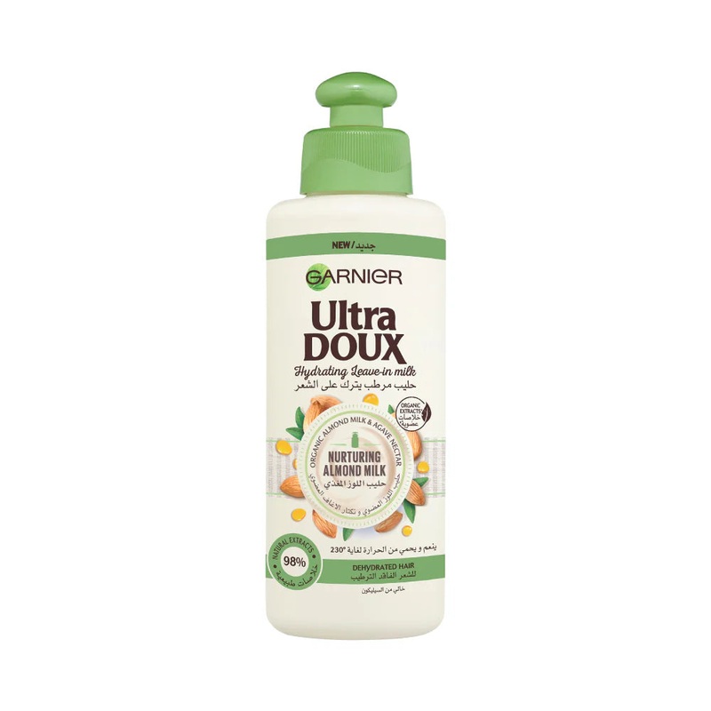 Garnier Ultra Doux Almond Milk Moisturizing Leave In Cream 200ml