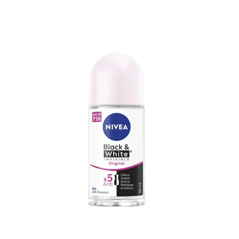 Nivea Black & White Invisible Original Roll-on 50ml | Nivea In Lebanon