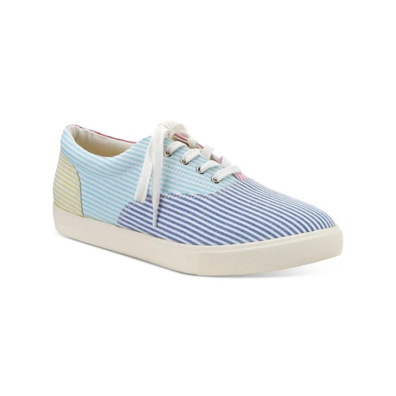 Club Room Men’s Blue Striped Lance Sneakers | Club Room in Lebanon