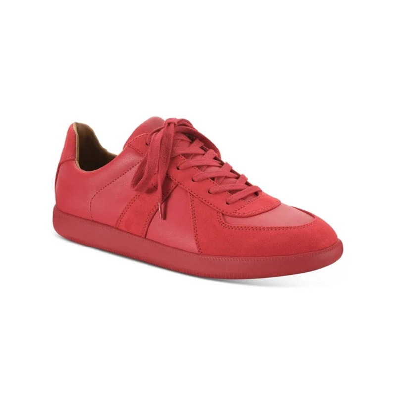 INC International Concepts Men’s Red Harlan Lace-Up Sneakers | INC International Concepts in Lebanon