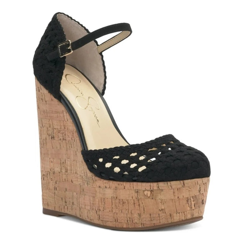 Jessica Simpson Women’s Black Marshela Buckle Heeled Sandal | Jessica Simpson in Lebanon