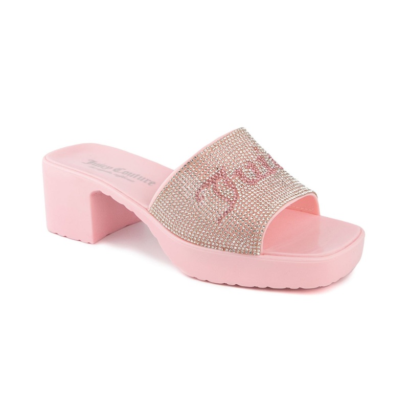 Juicy Couture Harmona Women Logo Heel Slippers
