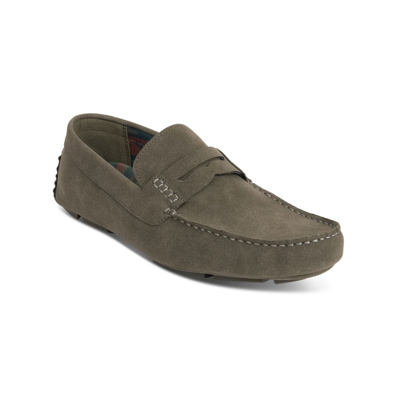 Kenneth Cole Reaction Men Olive Penny Loafers