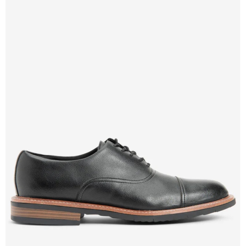 Kenneth Cole Reaction Men Oxford Black Dress Shoes
