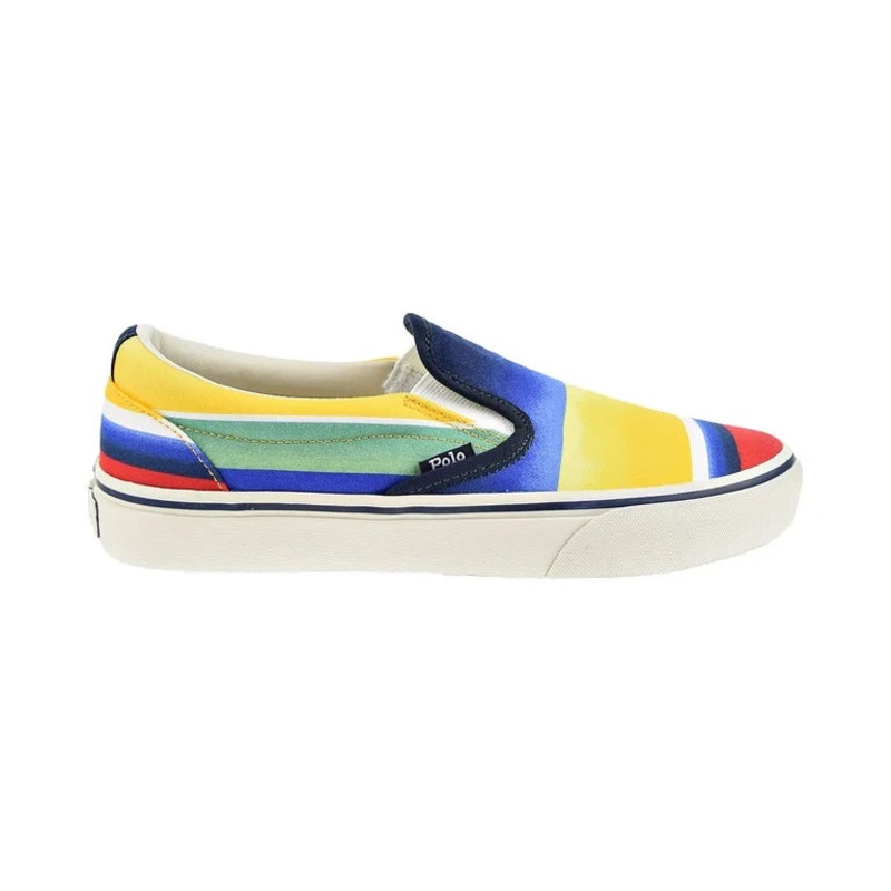 Polo Ralph Lauren Men Keaton Striped Slip-On Sneakers