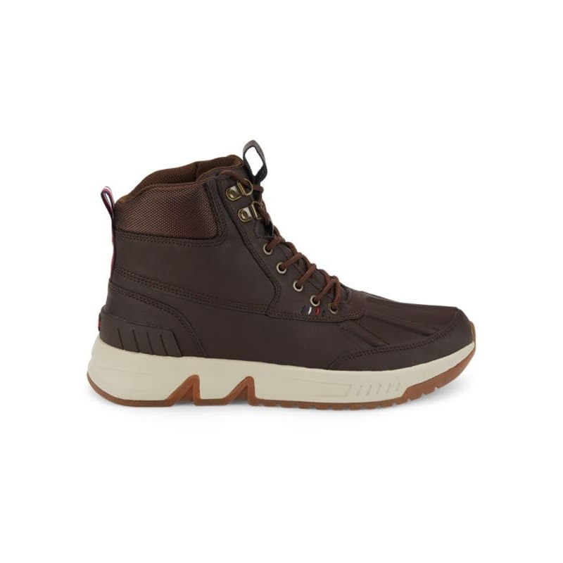 Tommy Hilfiger Men Lozano Boots In Dark Brown