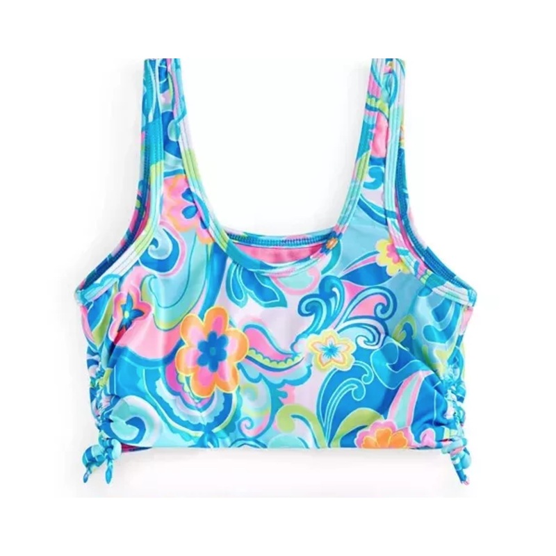 Breaking Waves Girl’s Multicolor Bikini Top ABFK1802