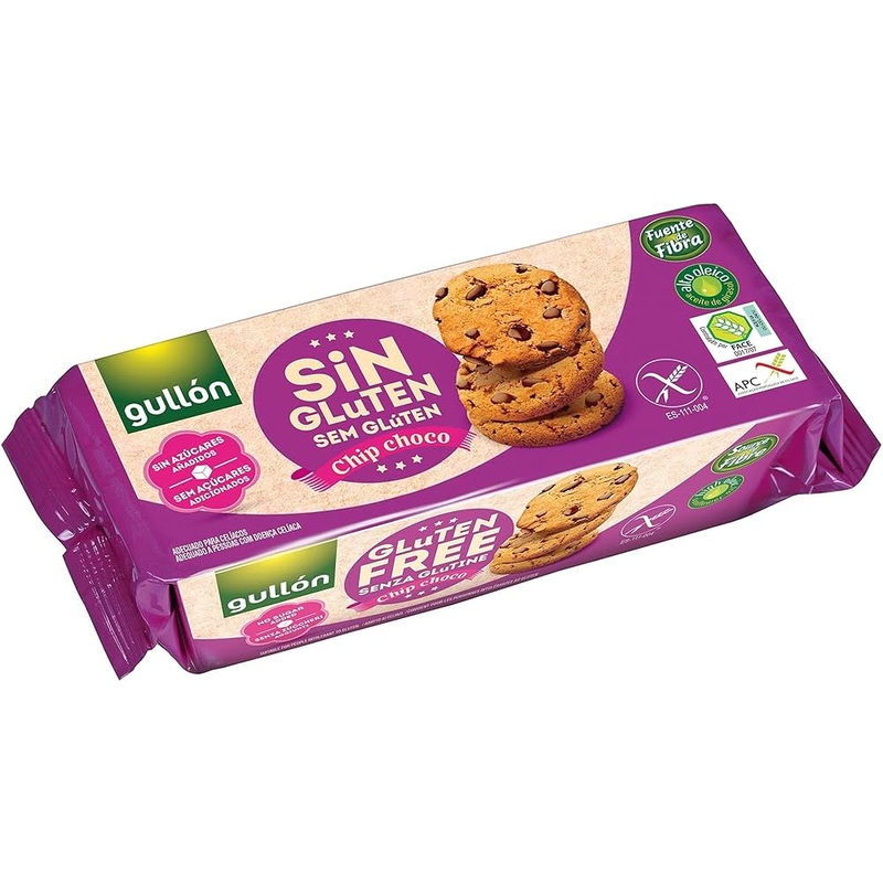 Gullon Gluten Free Choco Chip Biscuits 130g | Gullon In Lebanon