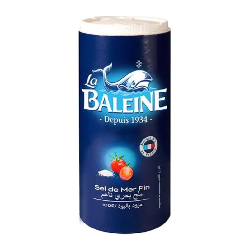 La Baleine Fine Sea Salt Iodized 600g | La Baleine In Lebanon