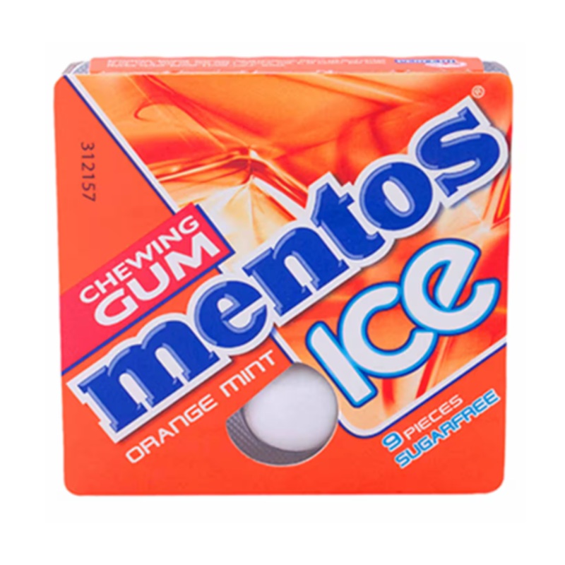 Mentos Ice Orange Chewing Gum 8Pcs X 1.43g | Mentos In Lebanon