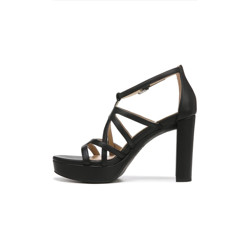 Naturalizer Women’s Black Neona Strappy Platform Heeled Sandals | Naturalizer in Lebanon
