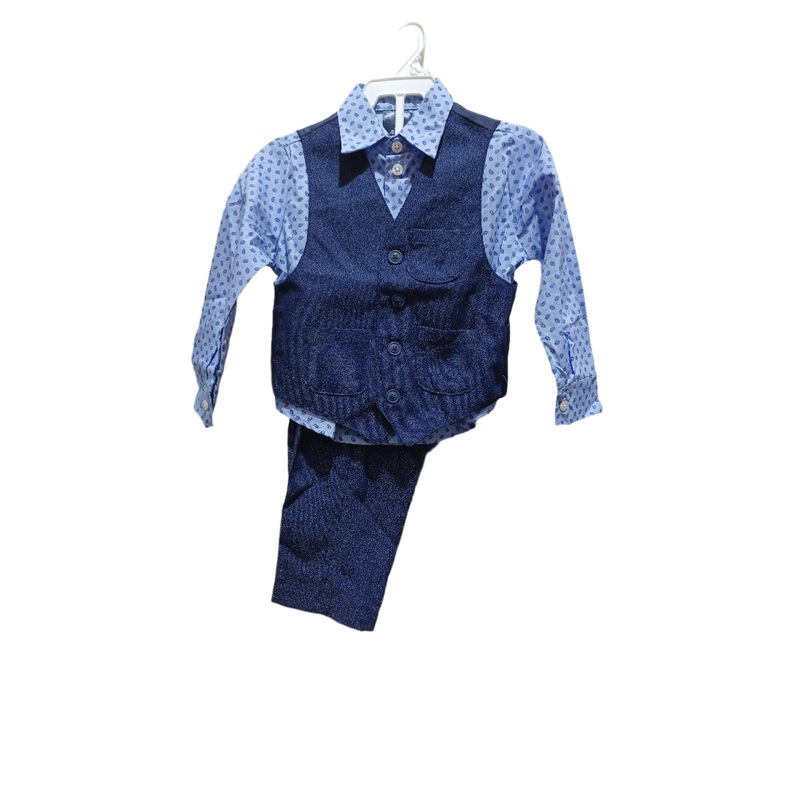Nautica Baby Boy Navy Vest Suit ABFK2459