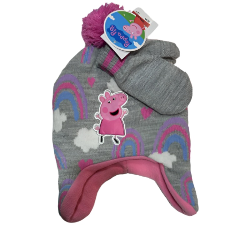Peppa Pig Girl’s 2 Pieces Beanie set ABFK2361